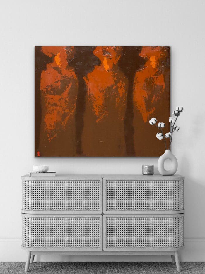 Three Men in Brown - Image 2